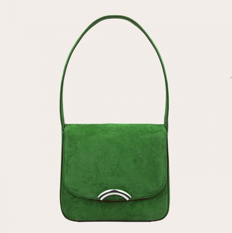 Little Liffner Rainbow Suede Tote Dame Grønn | 3682-HGTDV